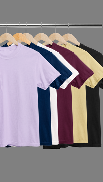 Unisex Plain Supima T-shirts Solid Premium cotton | Dripsquadx