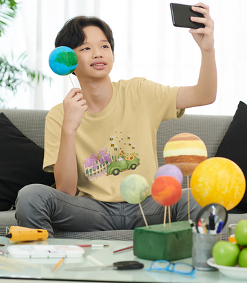 Drip SquadX Kid Flower Truck Tshirt