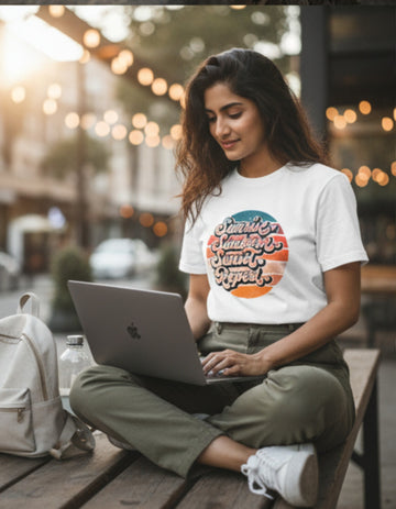 Sunrise Tee | Recycled Fiber Tshirt Drop – DripSquadX