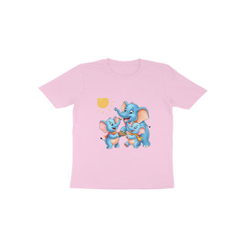 Drip SquadX Kids Happy Elephant Family Tshirt