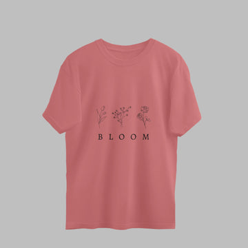 Drip SquadX Women Oversized Bloom Tshirt