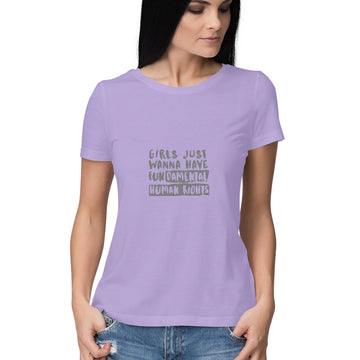 Drip SquadX Women funDAMENTA RIGHTS Tshirt