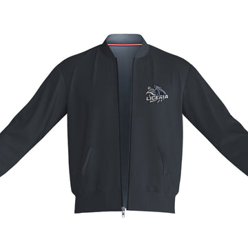 Unisex Eagle Esports Bomber Jacket Black 240 GSM Premium cotton | Dripsquadx