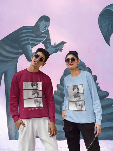 Drip Squadx I Love Manga Sweatshirt