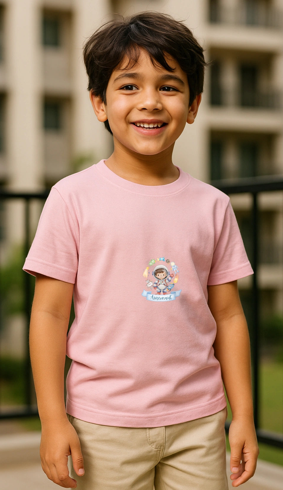 Kid's Astronaut Premium Cotton Tshirt