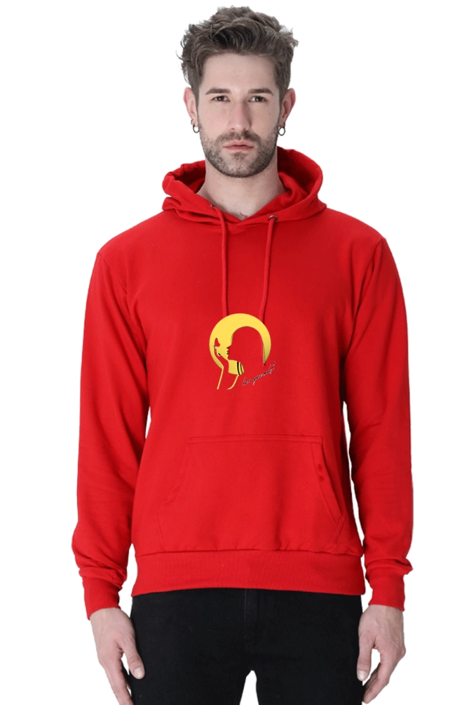 Unisex Love Yourself Hoodie Maroon N More 300 GSM Premium cotton | Dripsquadx