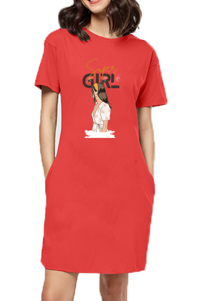 Drip SquadX Super Girl T-Shirt Dress