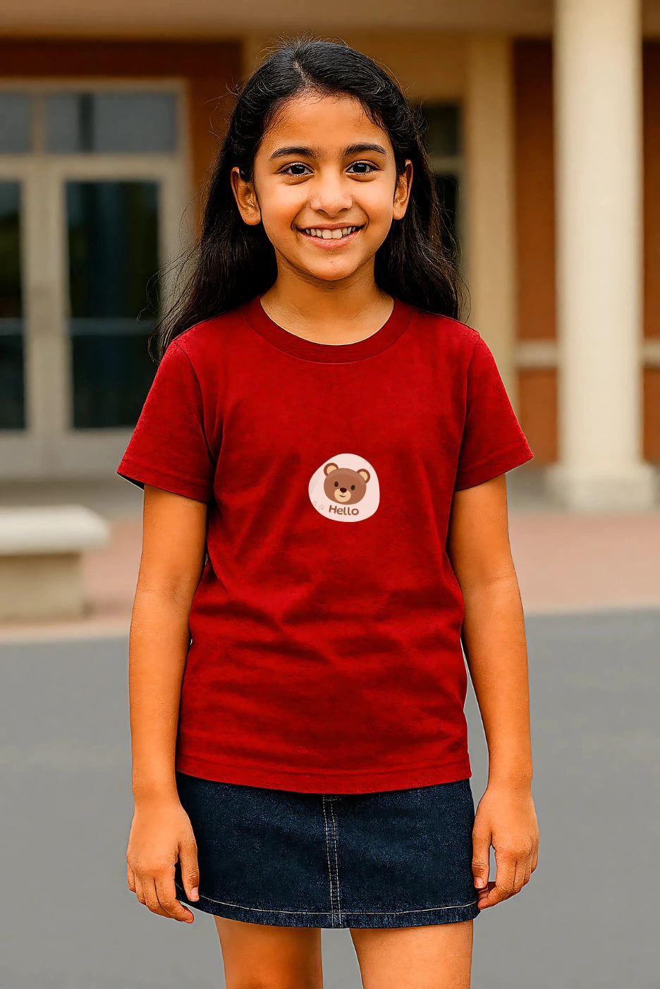 Kid's Hello Premium Cotton Tshirt