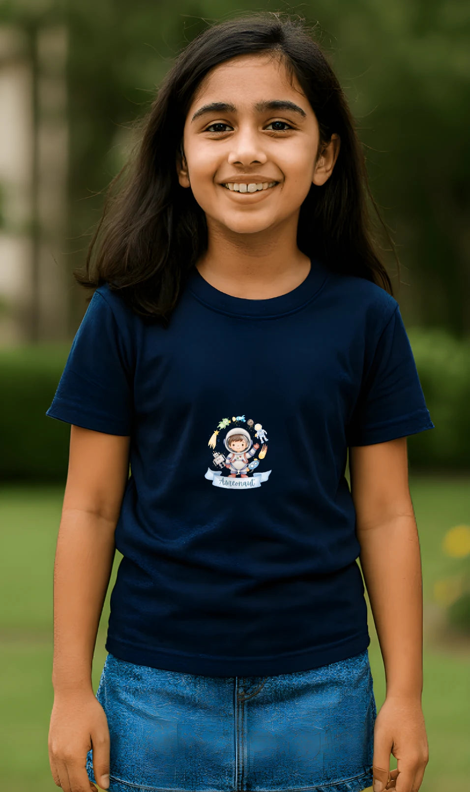 Kid's Astronaut Premium Cotton Tshirt