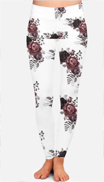 Drip SquadX Women High Waist Floral Legging