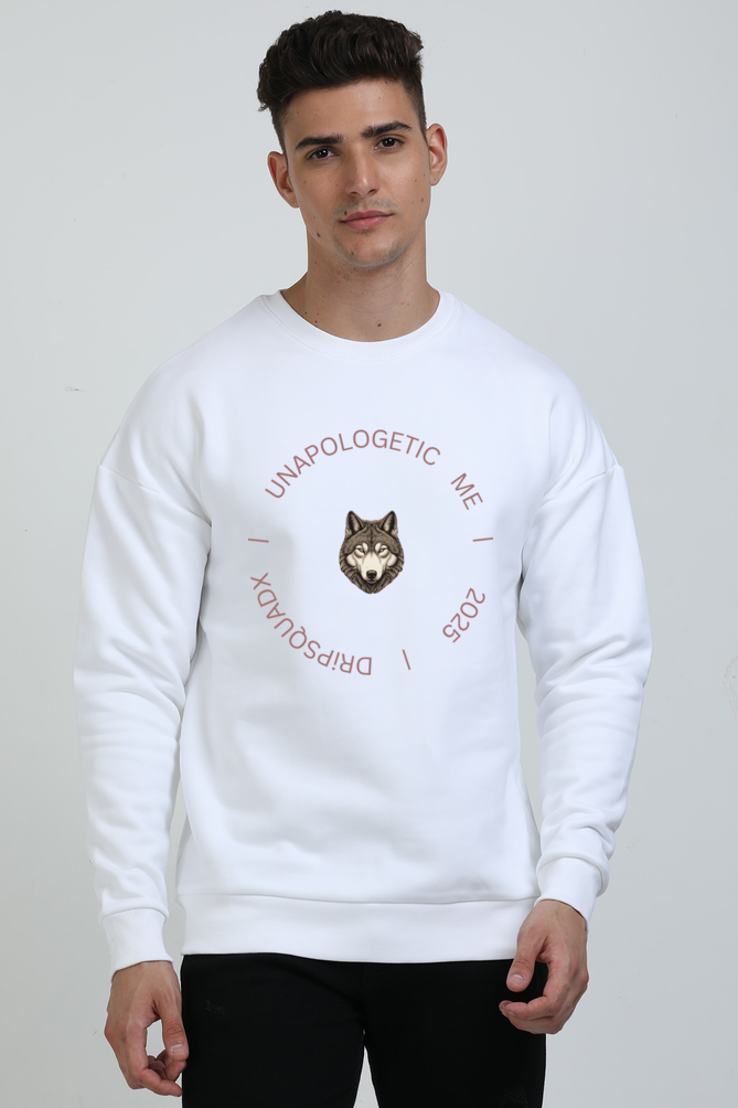 Drip SquadX Unisex Oversize  Brown Unapologetic Me Sweatshirt
