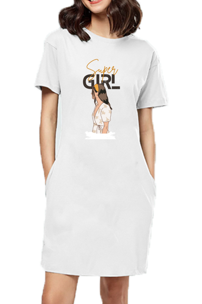 Drip SquadX Super Girl T-Shirt Dress