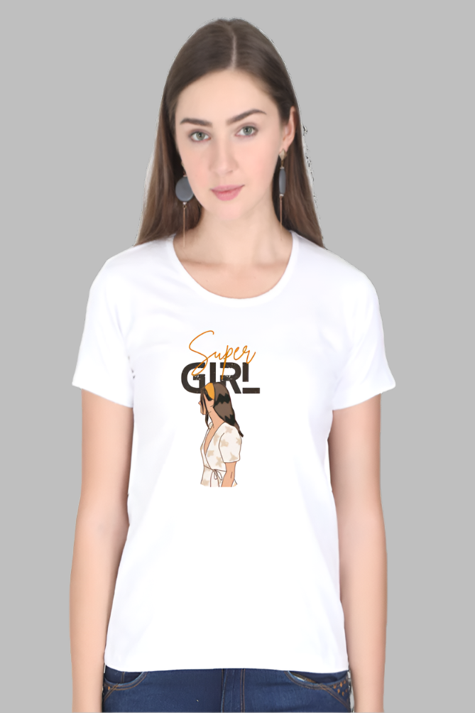 Drip SquadX Women Super Girl Tshirt