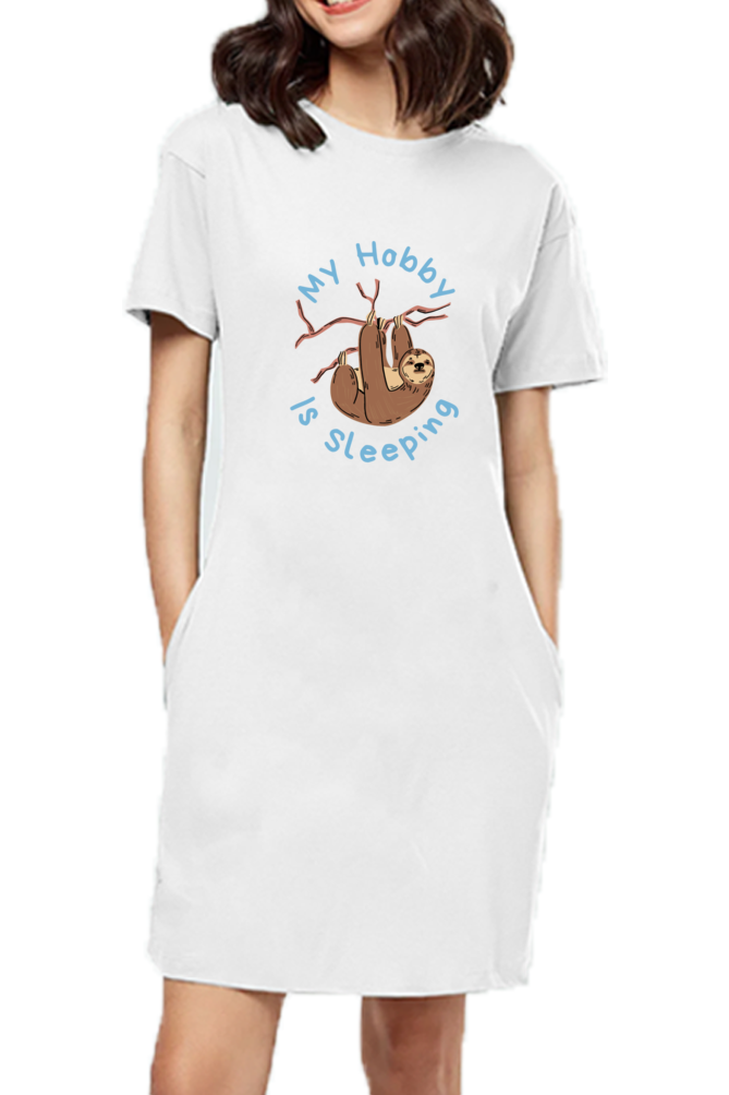 Drip SquadX My hobby is Sleeping tshirt Dress