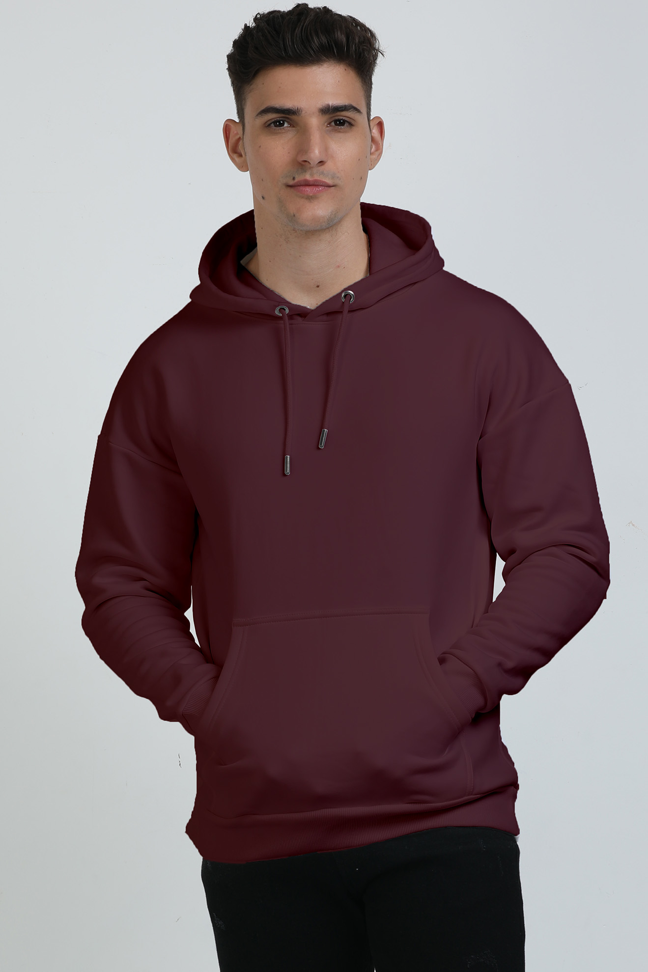 Oversized City of Light Kashi Hoodie Navy Blue 400 GSM Premium cotton | Dripsquadx