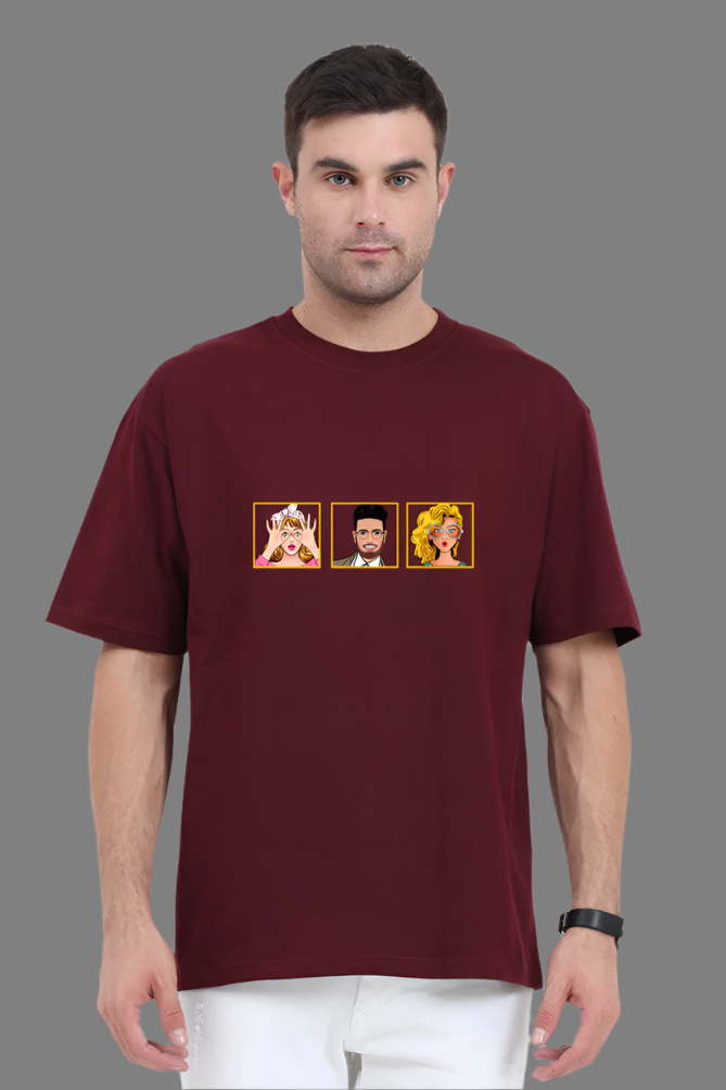 Drip SquadX Retro Unisex Oversize Classic Tshirt