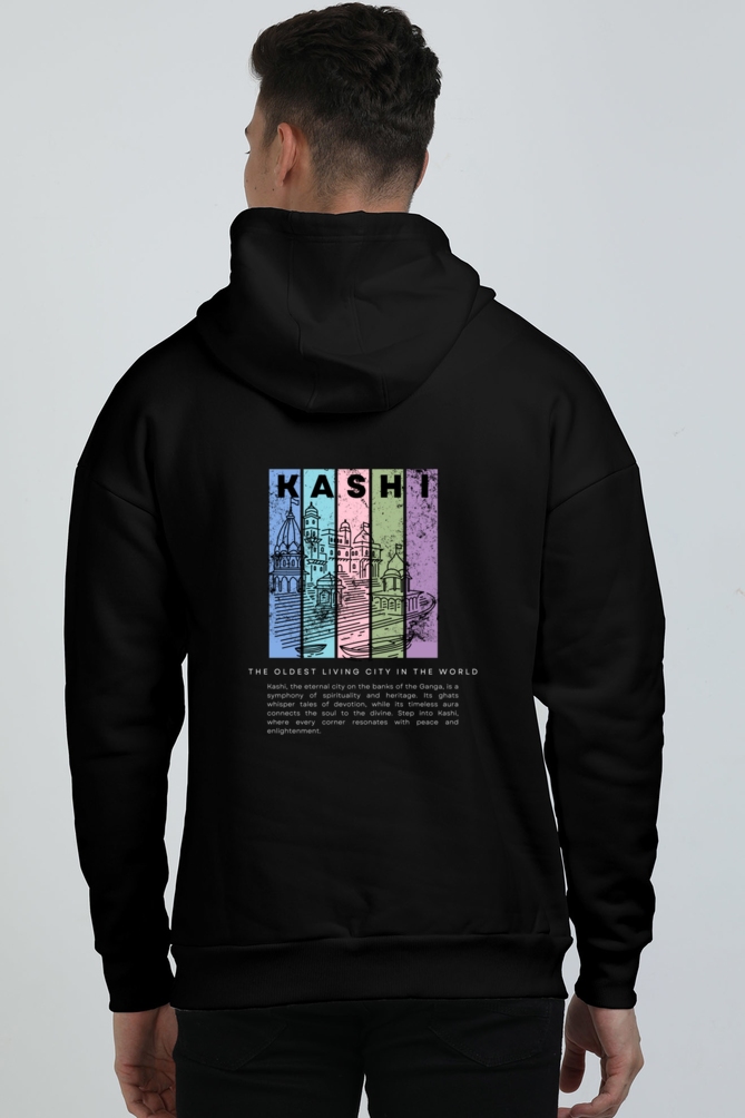 Oversized Kashi Hoodie Maroon N more 400 GSM Premium cotton | Dripsquadx Comfort Meets Spirituality