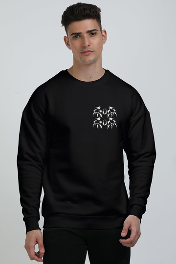 Oversized Angel and bleeding heart  Unisex  Sweatshirt