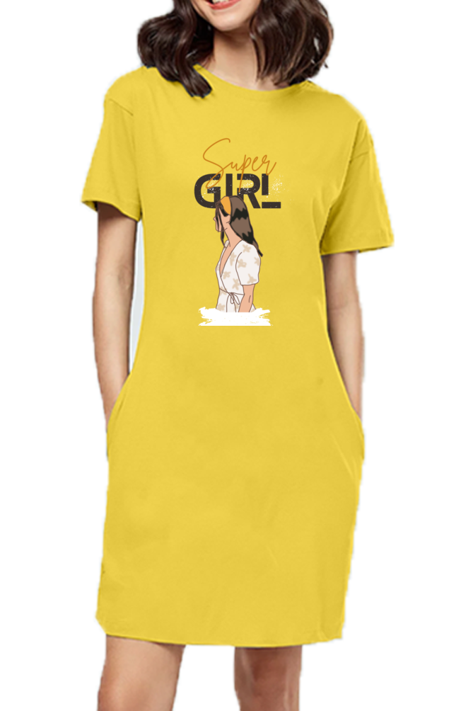 Drip SquadX Super Girl T-Shirt Dress