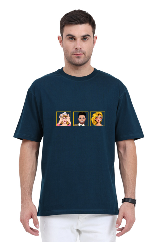 Drip SquadX Retro Unisex Oversize Classic Tshirt
