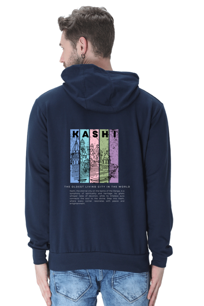 Unisex Sacred City Kashi Hoodie Black N More 300 GSM Premium cotton | Dripsquadx