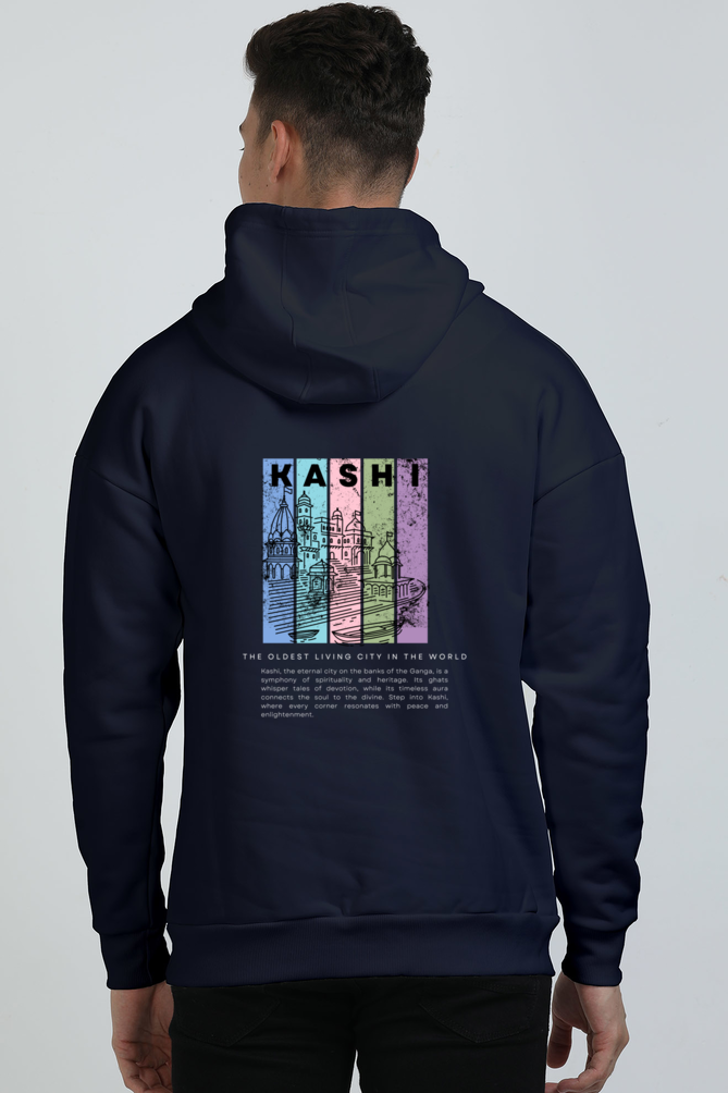 Oversized Kashi Hoodie Maroon N more 400 GSM Premium cotton | Dripsquadx Comfort Meets Spirituality