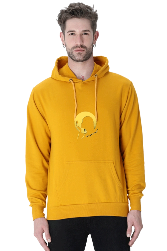 Unisex Love Yourself Hoodie Maroon N More 300 GSM Premium cotton | Dripsquadx