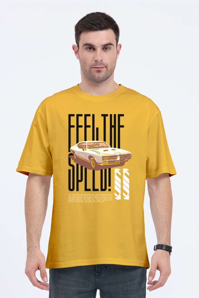 Drip SquadX Unisex Oversize  Feel The Speed Tshirt