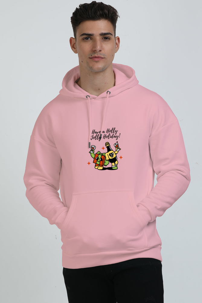 Oversized Holiday Hoodie Lavender N More 400 GSM Premium cotton | Dripsquadx