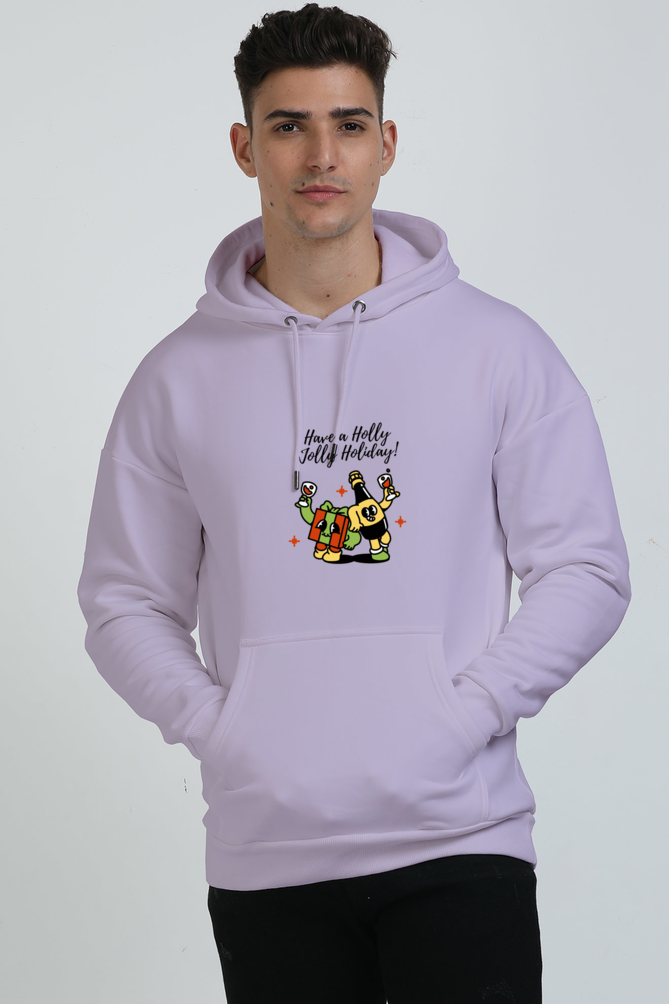 Oversized Holiday Hoodie Lavender N More 400 GSM Premium cotton | Dripsquadx