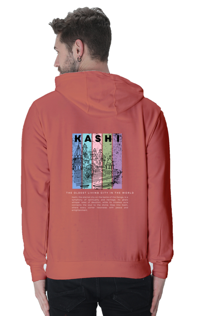 Unisex Sacred City Kashi Hoodie Black N More 300 GSM Premium cotton | Dripsquadx