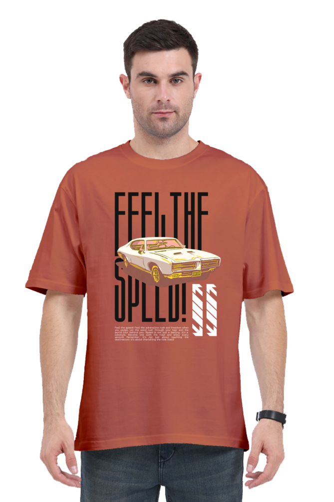 Drip SquadX Unisex Oversize  Feel The Speed Tshirt
