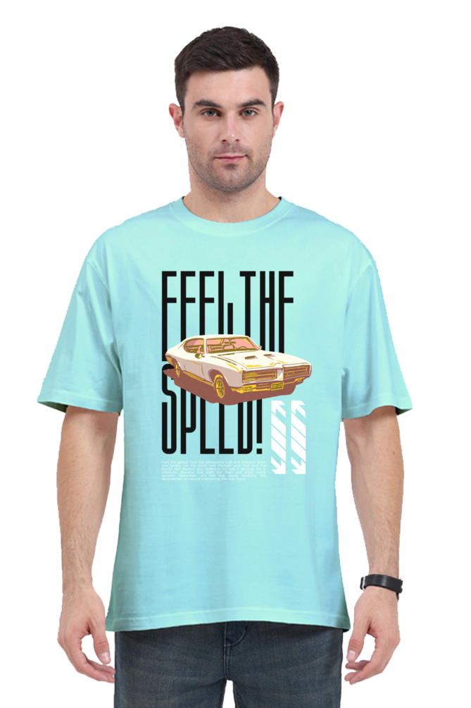 Drip SquadX Unisex Oversize  Feel The Speed Tshirt