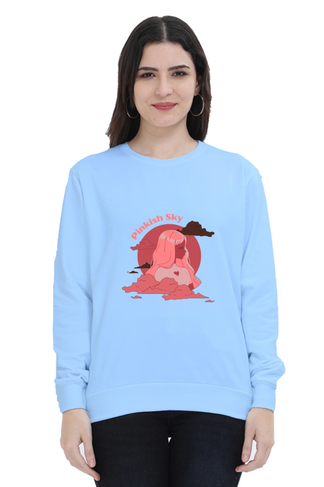 Drip SquadX Pinkish Sky Sweatshirt Women