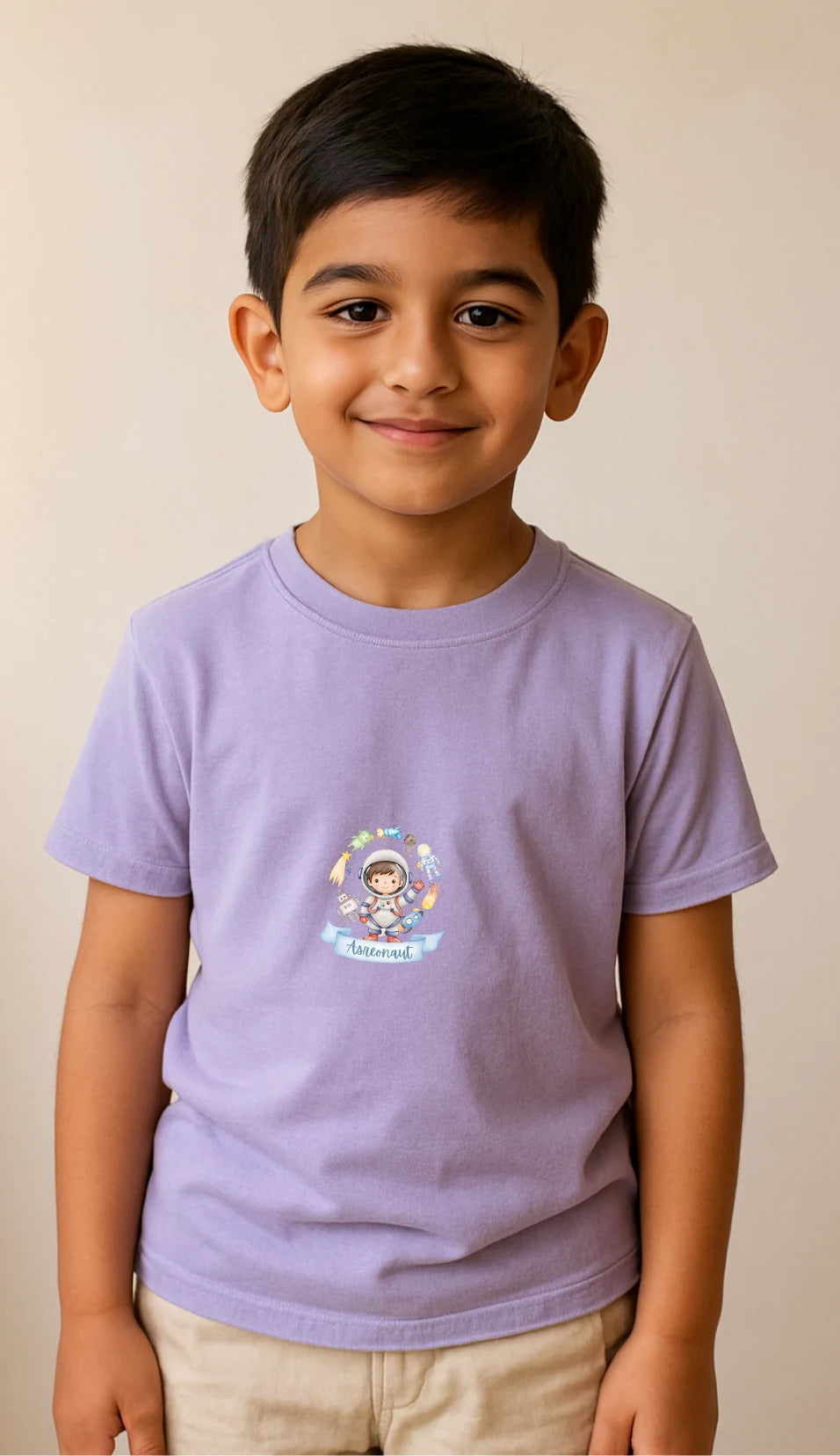 Kid's Astronaut Premium Cotton Tshirt
