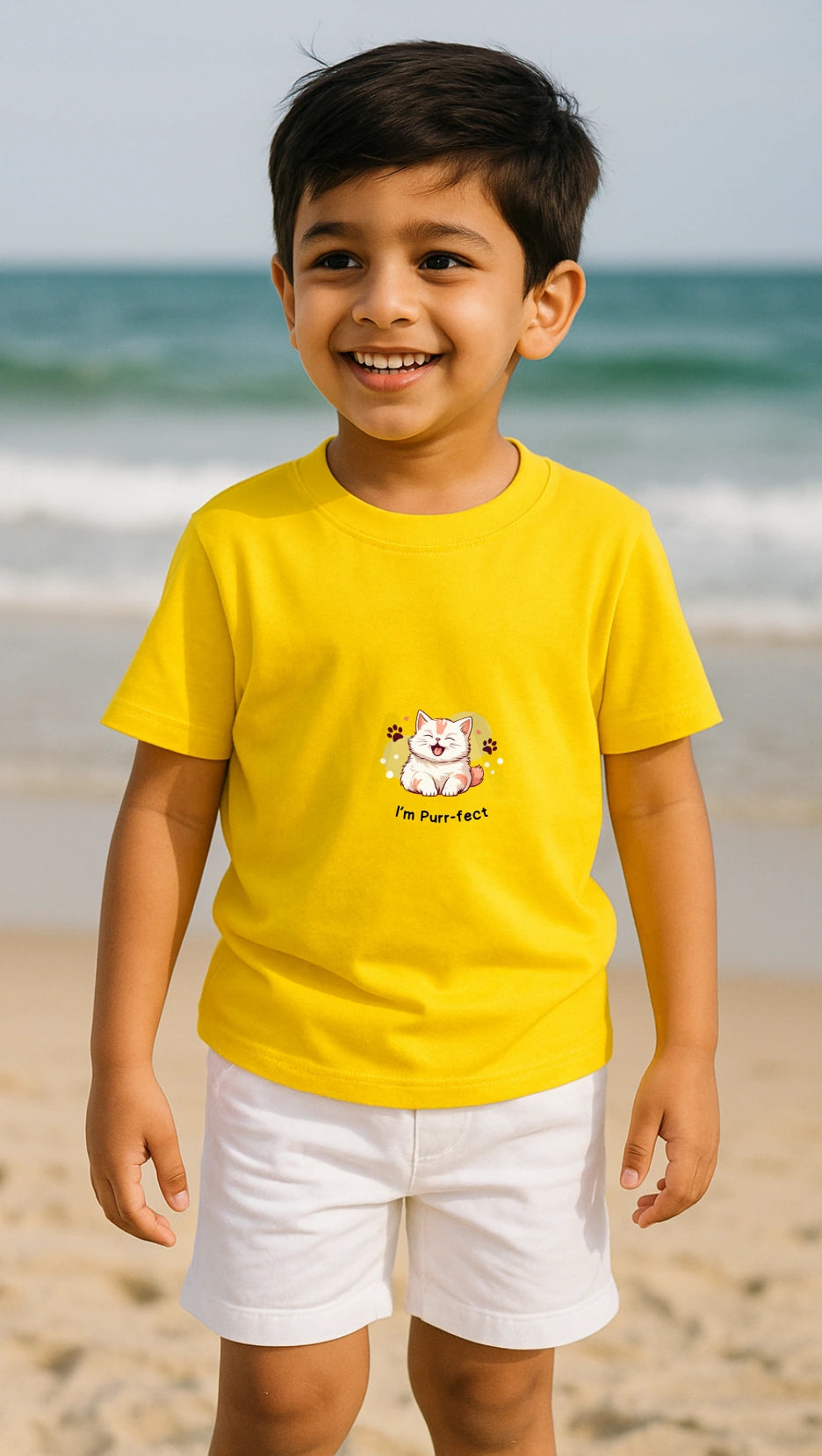 Kid's Purrfect Premium Cotton Tshirt