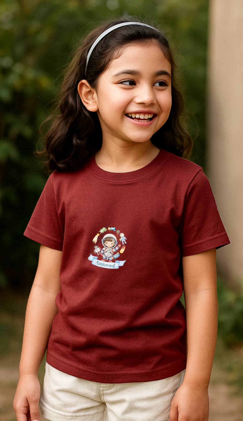 Kid's Astronaut Premium Cotton Tshirt