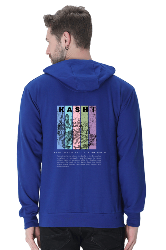 Unisex Sacred City Kashi Hoodie Black N More 300 GSM Premium cotton | Dripsquadx