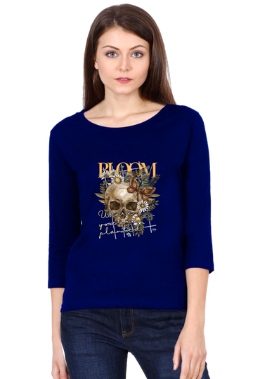 Drip SquadX Women Bloom with Boldness T-shirt