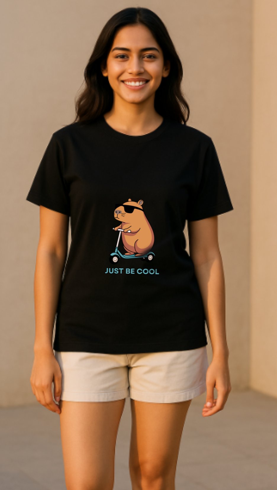 Just Be Cool Tee | Eco Essential Drop – DripSquadX