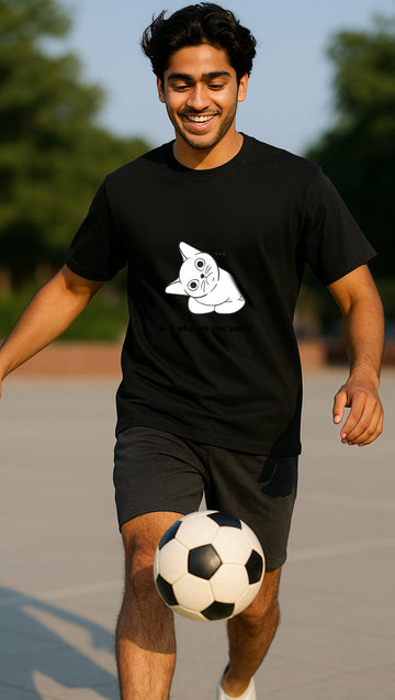Kitty Purpose Tee | Eco Essential Drop – DripSquadX