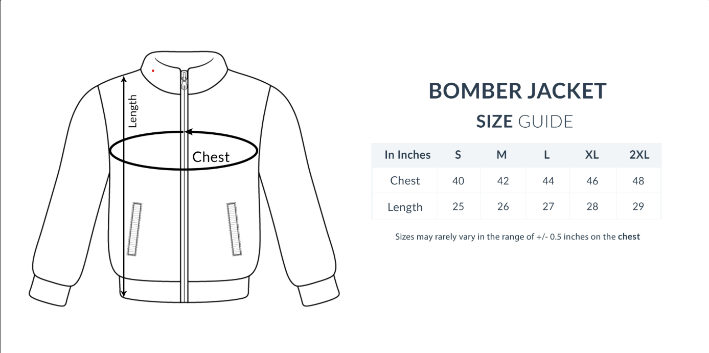 Unisex Logo Bomber Jacket Black 240 GSM Premium cotton | Dripsquadx