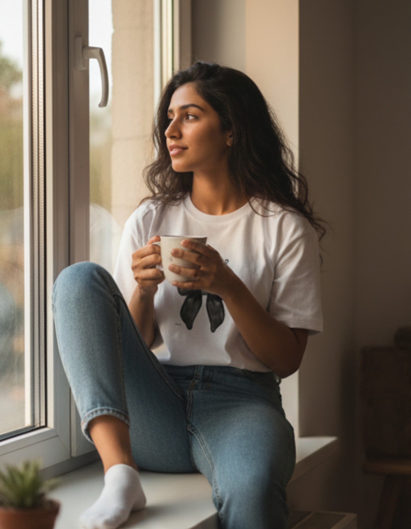 Bow Tee |Recycled Fiber Tshirt Drop – DripSquadX