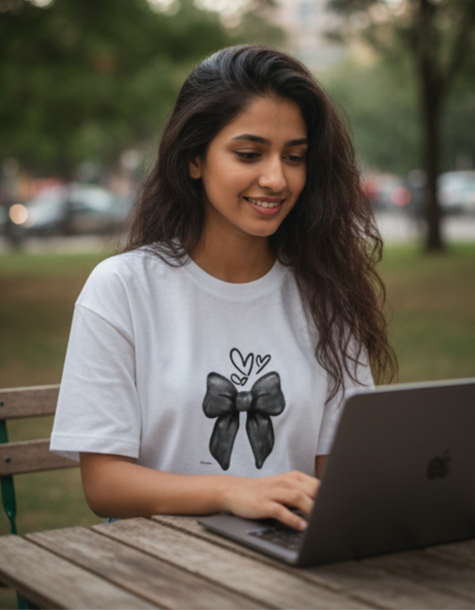 Bow Tee |Recycled Fiber Tshirt Drop – DripSquadX