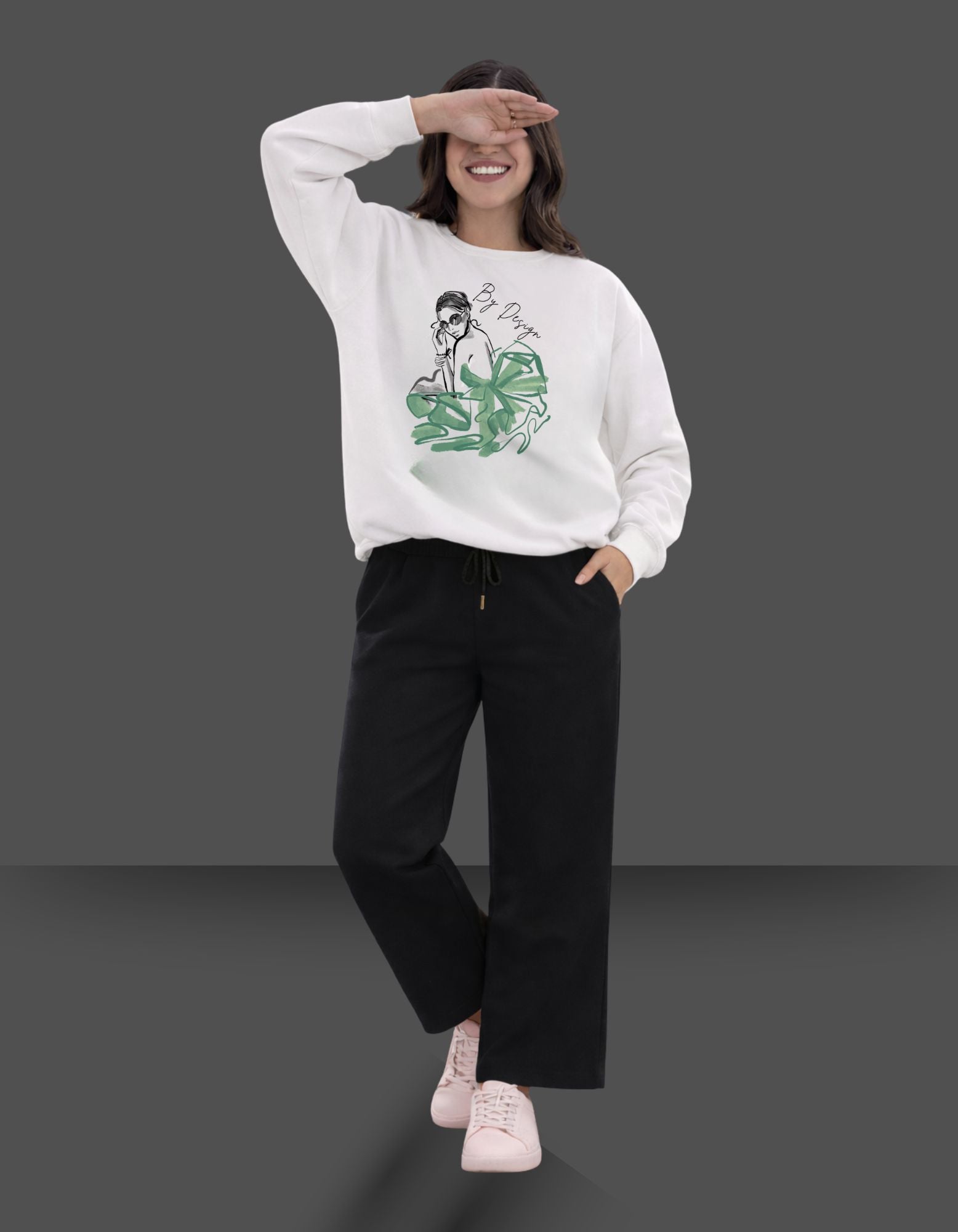 By Design 320 GSM Sweatshirt | Urbanwear Streetwear Graphic | Premium Cotton