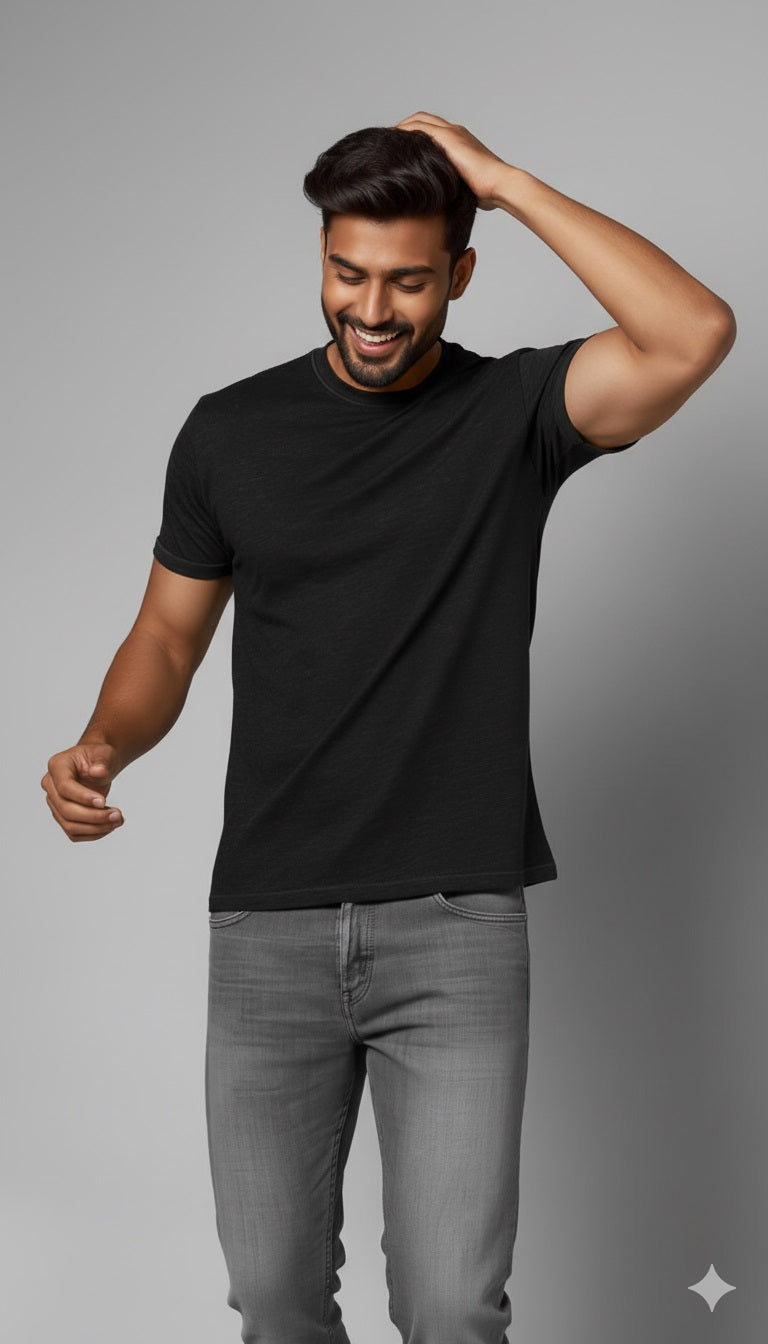 Unisex Premium Super Combed Cotton Classic Crew T-Shirt