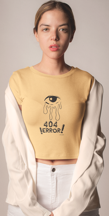 Drip SquadX Women 404 Error Crop Top