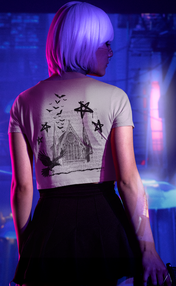 Drip SquadX Women Church Crop Top