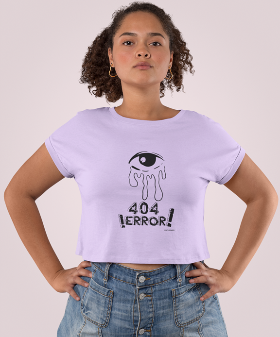Drip SquadX Women 404 Error Crop Top