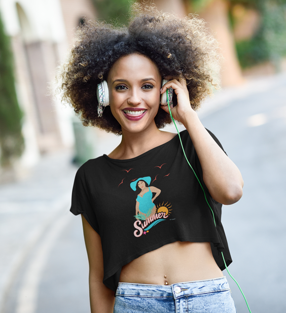 Drip SquadX Women Summer Crop Top